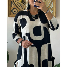 Load image into Gallery viewer, Claire - Kleid mit Langen Ärmeln und Druck