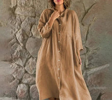 Load image into Gallery viewer, Elma - Legeres Knopfleisten-Kleid
