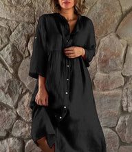 Load image into Gallery viewer, Elma - Legeres Knopfleisten-Kleid