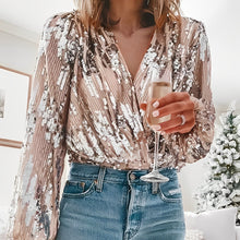 Load image into Gallery viewer, Gaily - Stylische Bluse mit V-Ausschnitt