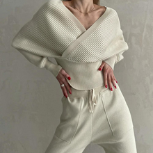 Load image into Gallery viewer, Annika - Strickpullover Zweiteiliges Set