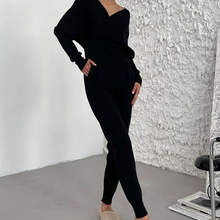 Load image into Gallery viewer, Annika - Strickpullover Zweiteiliges Set