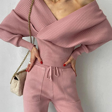 Load image into Gallery viewer, Annika - Strickpullover Zweiteiliges Set