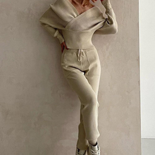 Load image into Gallery viewer, Annika - Strickpullover Zweiteiliges Set