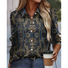 Load image into Gallery viewer, Mireille - Entspannte Bluse mit Langen Ärmeln