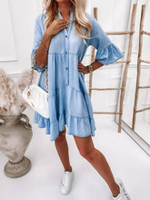 Load image into Gallery viewer, Kierra - jurk van gekleurd denim