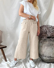 Load image into Gallery viewer, Xeni- Hochwertige lockere Leinen Hose für den Sommer