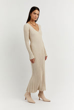 Load image into Gallery viewer, Agenly - Midi-Kleid mit langen Ärmeln
