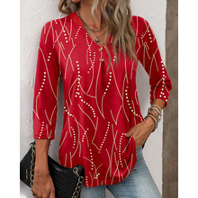 Load image into Gallery viewer, Ulrika - Elegantes Damen-Knopf V-Ringed Top