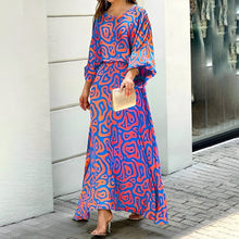 Load image into Gallery viewer, Ivy - Laternenärmel Langes Kleid