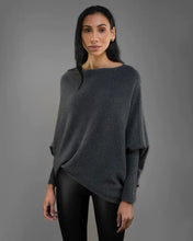 Load image into Gallery viewer, Roza - Asymmetrischer Cloud Drapierter Pullover