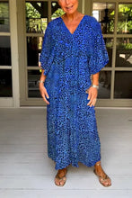 Load image into Gallery viewer, Anelou - Leopard V-Ausschnitt Lässiges Kleid