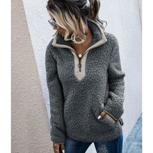 Load image into Gallery viewer, Hailey - Weicher, bequemer Fleece-Pullover