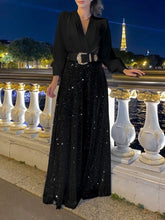Load image into Gallery viewer, Kaye Marie - Kleid mit V-Ausschnitt