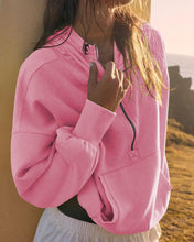 Load image into Gallery viewer, Zyra - Stylischer Half-Zip Hoodie