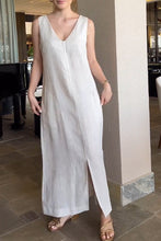 Load image into Gallery viewer, Olivia - Luftiges Leinen-Jumpsuit