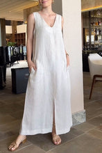 Load image into Gallery viewer, Olivia - Luftiges Leinen-Jumpsuit