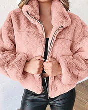 Load image into Gallery viewer, Angelina - Teddyfell Bomberjacke