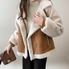 Load image into Gallery viewer, Alana - Sherpa Biker Jacket