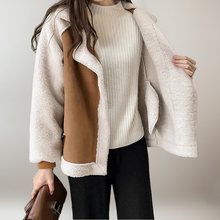 Load image into Gallery viewer, Alana - Sherpa Biker Jacket