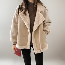 Load image into Gallery viewer, Alana - Sherpa Biker Jacket