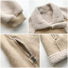 Load image into Gallery viewer, Alana - Sherpa Biker Jacket