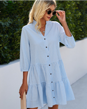 Load image into Gallery viewer, Bella - Lässiges Sommerkleid mit Knopfverschluss