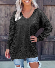Load image into Gallery viewer, Gina - Pullover mit Leopardenmuster