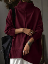 Load image into Gallery viewer, Jelai - Eleganter Rollkragenpullover gestrickt