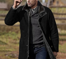 Load image into Gallery viewer, Juni - Herren-Winterjacke mit Sherpa-Futter
