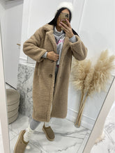 Load image into Gallery viewer, Viola - Stylish Elegant Sherpa Long Coat
