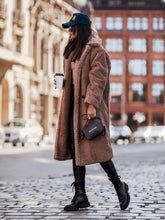 Load image into Gallery viewer, Jayzee - Damen Winter Pelzmantel