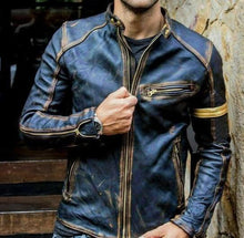 Load image into Gallery viewer, Micky - Unglaublich schöne und warme Lederjacke