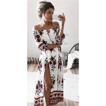 Load image into Gallery viewer, Mya - Geschlitztes Kleid mit Blumenmuster
