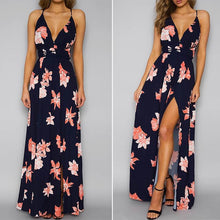 Load image into Gallery viewer, Arlene - Floral Split Sommer Kleid