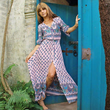 Load image into Gallery viewer, Pauline - Print Chiffon Kleid