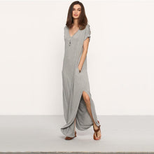Load image into Gallery viewer, Caroline - Maxikleid, mit Taschen