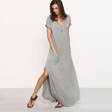 Load image into Gallery viewer, Caroline - Maxikleid, mit Taschen