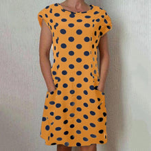 Load image into Gallery viewer, Angeline - Kurzärmeliges Kleid mit Polka Dot