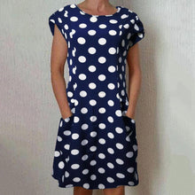 Load image into Gallery viewer, Alegra - Kurzärmeliges Kleid mit Polka Dot