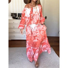 Load image into Gallery viewer, Lorna - Blumen Swing Sommer Maxi Kleid
