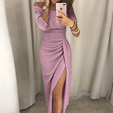 Load image into Gallery viewer, Rina Flor - Elegantes Abendkleid mit Schlitz