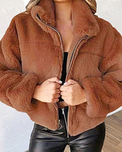 Load image into Gallery viewer, Angelina - Teddyfell Bomberjacke