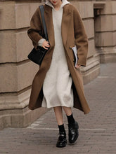 Load image into Gallery viewer, Eloise - Woll-Kapuzen-Strick-Midi-Kleid