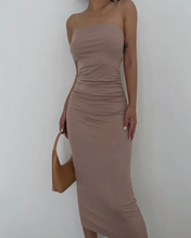 Load image into Gallery viewer, Charina - Sommerliches mittellanges Kleid