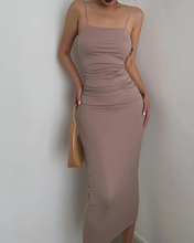 Load image into Gallery viewer, Charina - Sommerliches mittellanges Kleid
