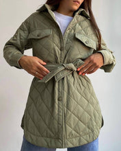 Load image into Gallery viewer, Nikki - Damen Steppjacke Trenchcoat Saisonwechsel
