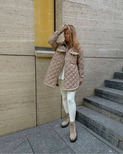 Load image into Gallery viewer, Nikki - Damen Steppjacke Trenchcoat Saisonwechsel