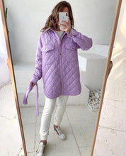 Load image into Gallery viewer, Nikki - Damen Steppjacke Trenchcoat Saisonwechsel