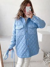 Load image into Gallery viewer, Nikki - Damen Steppjacke Trenchcoat Saisonwechsel